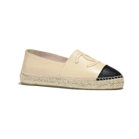 Chanel Lambskin Espadrilles - Picture 1 of 7